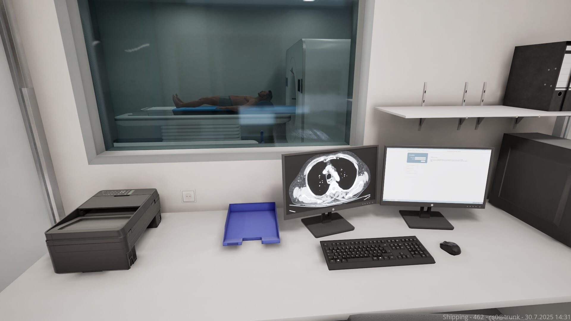 Emergency Room Simulator Controls & Input Hub